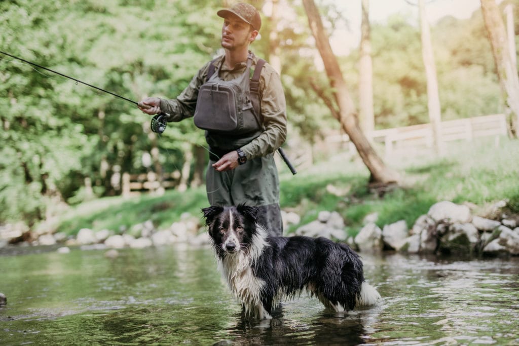 Fishing with your dog can be a fun way to spend fathers day