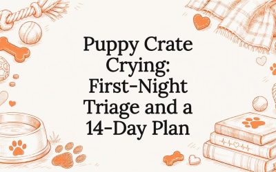 Puppy Crate Crying: First-Night Triage and a 14-Day Plan