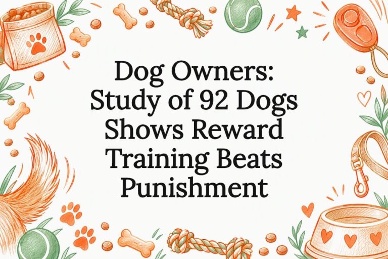 Dog Owners: Study of 92 Dogs Shows Reward Training Beats Punishment