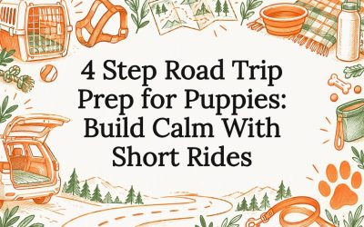4 Step Road Trip Prep for Puppies: Build Calm With Short Rides